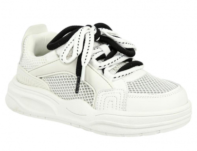 GKG_21-007_white 32-1,33-1,34-1,35-1,36-1,37-1 Kenka П/ботинки Актив.отдых Кроссовки Иск.мат, Текстиль, ЭВА В/О жен