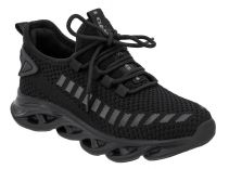 HPB_24-012_black 31-1,32-1,33-1,34-1,35-1,36-1 Kenka П/ботинки Актив.отдых Кроссовки Текстиль, Без подклада, ЭВА Лето Муж