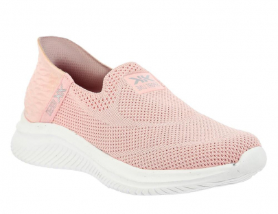 HPM_24-708-2_pink 31-1,32-1,33-1,34-1,35-1,36-1 Kenka П/ботинки Актив.отдых Слипоны Текстиль, Без подклада, ЭВА Лето жен