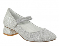IFD_1112-12_silver 25-1,26-1,27-1,28-1,29-1,30-1,31-1,32-1 Kenka Туфли Празд Mary Jane Иск.мат, Кожподклад, ТЭП Лето жен