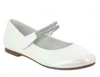 IFL_1124-8_white 30-1,31-1,32-1,33-1,34-1,35-1 Kenka Туфли Празд Mary Jane Иск.мат, Кожподклад, ТЭП Лето жен