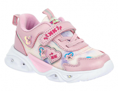 IIE_2-1630_pink 23-2,24-2,25-2,26-2,27-2 Kenka П/ботинки Актив.отдых Кроссовки Иск.мат, Текстиль, ЭВА В/О жен