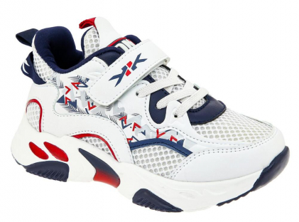 ILX_3003-1_white 26-1,27-1,28-1,29-1,30-1,31-1 Kenka П/ботинки Актив.отдых Кроссовки Иск.мат, Текстиль, ЭВА В/О Муж