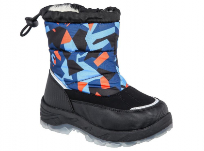 IUM_1124-01_black-blue 22-2,23-2,24-2,25-2,26-2 Kenka П/сапоги Повсед Дутики Иск.мат, Нат.шерсть, ТЭП Зима Муж