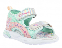 LCB_2425-12_biruza 23-2,24-2,25-2,26-2,27-2 Kenka Туфли Актив.отдых Сандалеты Иск.мат, Текстиль, ЭВА Лето жен