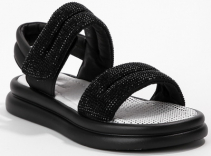 LCH_2425-37_black 27-1,28-1,29-1,30-1,31-1,32-1 Kenka Туфли Повсед Сандалии Иск.мат, Кожподклад, ПУ Лето жен