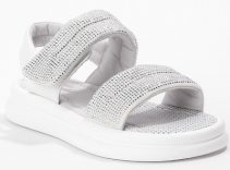 LCH_2425-37_white 27-1,28-1,29-1,30-1,31-1,32-1 Kenka Туфли Повсед Сандалии Иск.мат, Кожподклад, ПУ Лето жен