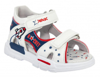 LSW_2425-35_white 22-1,23-1,24-1,25-1,26-1,27-1 Kenka Туфли Повсед Сандалеты Иск.мат, Кожподклад, ЭВА Лето Муж