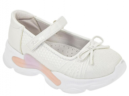 LTY_23-41_white 28-1,29-1,30-1,31-1,32-1,33-1 Kenka Туфли Повсед Mary Jane Иск.мат, Кожподклад, ЭВА Лето жен