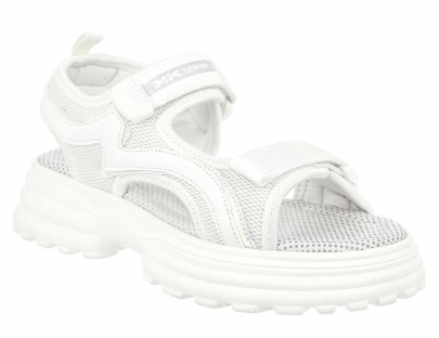 LVT_2425-19_white 33-1,34-1,35-1,36-1,37-1,38-1 Kenka Туфли Повсед Сандалии Иск.мат, Текстиль, ПУ Лето жен