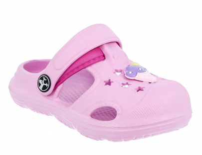 ONJ_9-047_pink 25-1,26-1,27-1,28-1,29-1,30-1 Kenka Туфли Пляж Кроксы ЭВА, Без подклада, ЭВА Лето жен