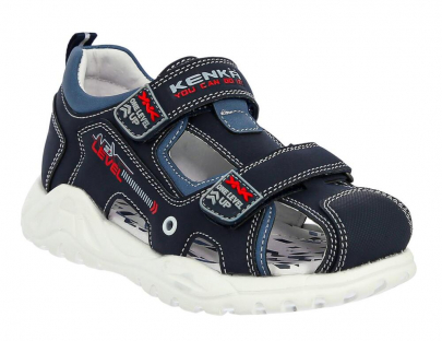 SYB_3166-6_navy 26-1,27-1,28-1,29-1,30-1,31-1 Kenka П/ботинки Повсед Сандалеты Иск.мат, Кожподклад, ЭВА Лето Муж