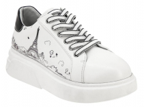 TUU_376-96_white 35-1,36-1,37-1,38-1,39-1,40-1 Kenka П/ботинки Повсед Кроссовки Иск.мат, Кожподклад, ТЭП В/О жен