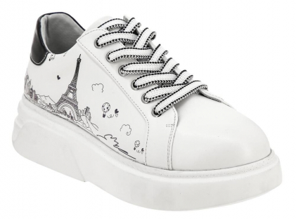 TUU_376-96_white 35-1,36-1,37-1,38-1,39-1,40-1 Kenka П/ботинки Повсед Кроссовки Иск.мат, Кожподклад, ТЭП В/О жен