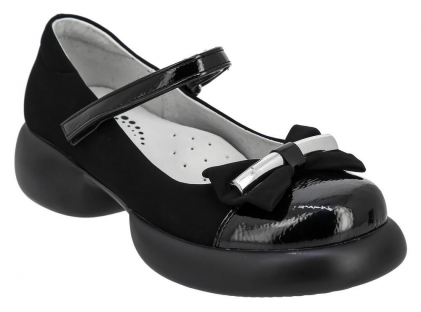 TVL_395-106_black 33-1,34-1,35-1,36-1,37-1,38-1 Kenka Туфли Школа Mary Jane Иск.мат, Кожподклад, ПУ Лето жен