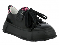 TVQ_641_black 34-1,35-1,36-1,37-1,38-1,39-1 Kenka П/ботинки Школа Дерби Иск.мат, Кожподклад, ПУ В/О жен