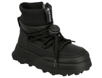 LCC_325-17_black 33-1,34-1,35-1,36-1,37-1,38-1 Kedberry Ботинки Повсед Дутики Иск.мат, Нат.шерсть, ТЭП Зима жен