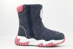 00216-2 Син 23-1,24-1,25-1,26-1,27-1 Kapika П/сапоги Повсед Валенки Войлок, Нат.шерсть, ТЭП (термоэластопласт) /ПУ (полиуретан) Зима жен