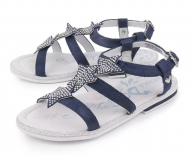 AKD_1845-2_navy 32-1,33-1,34-1,35-1,36-1,37-1 Kenka Туфли Повсед Сандалии Иск.мат, Кожподклад, ТЭП Лето жен