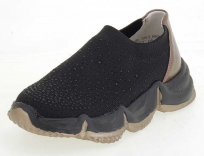 LRE_705-3_black 32-1,33-1,34-1,35-1,36-1,37-1 Kenka П/ботинки Повсед Слипоны Текстиль, Без подклада, ЭВА Лето жен