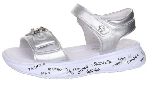 LTT_24-105_silver 27-1,28-1,29-1,30-1,31-1,32-1 Kenka Туфли Повсед Сандалии Иск.мат, Кожподклад, ЭВА Лето жен