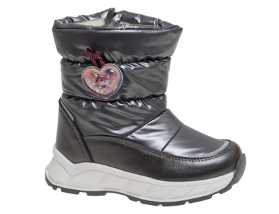 R388098631TH Серебро 27-1,28-1,29-2,30-1,31-1,32-2 Сказка П/сапоги Повсед Дутики Иск.мат, Нат.шерсть Зима жен