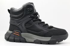 62141ш-1 Чёр 28-1,29-1,30-1,31-1,32-1 Kapika Ботинки Повсед Оксфорд Нат.кожа, Нат.шерсть, Резина Зима Муж