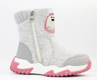 00216-3 светло-серый 23-1,24-1,25-1,26-1,27-1 Kapika П/сапоги Повсед Валенки Войлок, Нат.шерсть, ТЭП (термоэластопласт) /ПУ (полиуретан) Зима жен