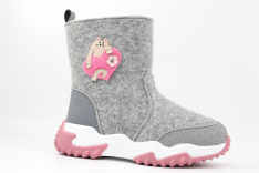 00218-1 Сер 26-1,27-1,28-1,29-1,30-1 Kapika П/сапоги Повсед Валенки Войлок, Нат.шерсть, ТЭП (термоэластопласт) /ПУ (полиуретан) Зима жен