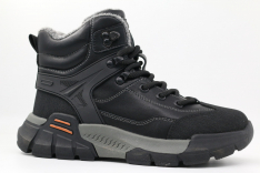 63321ш-3 Чёр 33-1,34-1,35-1,36-1,37-1 Kapika Ботинки Повсед Оксфорд Нат.кожа, Нат.шерсть, Резина Зима Муж