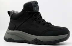 63322ш-1 Чёр 32-1,33-1,34-1,35-1,36-1 Kapika Ботинки Повсед Оксфорд Нат.кожа, Нат.шерсть, Резина Зима Муж