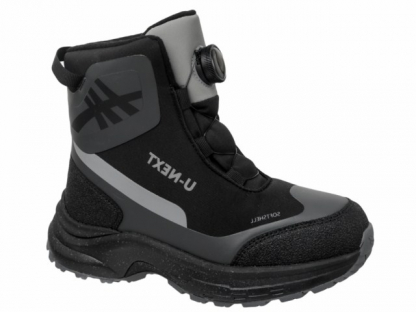 74-0135C Чёр 34-2,35-2,36-2,37-2,38-2 Indigo kids Ботинки Повсед Оксфорд Softshell, Мемб/нат.шерсть, ЭВА / ТЭП Зима Муж