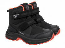 74-0125B Чёрный / красный 34-2,35-2,36-2,37-2,38-2 Indigo kids Ботинки Повсед Оксфорд Иск.мат, Мемб/нат.шерсть, ЭВА / Резина Зима Муж