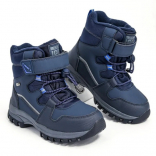 PVO_3116_navy 32-1,33-1,34-1,35-1,36-1,37-1 Kenka Ботинки Повсед Оксфорд Иск.мат, Мемб/нат.шерсть, ТЭП Зима Муж