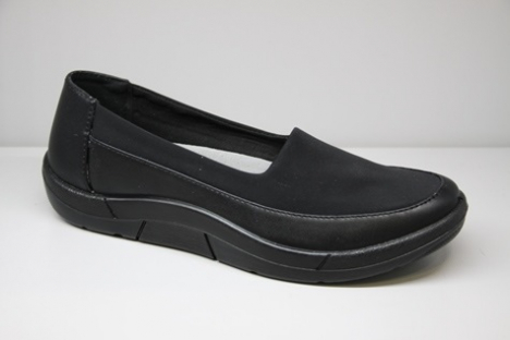 011Т-Ж-ИТ4 (777106-21600)(05) Черный(05) 36-1,37-2,38-2,39-2,40-1,41-1 Almi Туфли Повсед Слипоны Текстиль, Текстиль, ПУ Лето жен