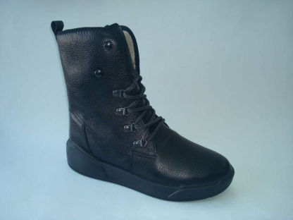 09Б-Ж-К3 (679102-022471)(05) Черный(05) 37-1,38-2,39-2,40-2,41-1,42-1 Almi П/сапоги Повсед Дерби Нат.кожа, Иск.шерсть, ПУ+Резина Зима жен