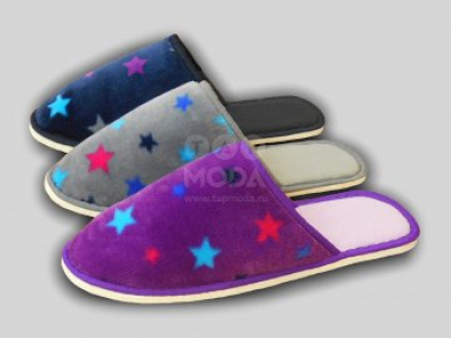 артикул 111 35-1,36-2,37-2,38-2,39-2,40-1 Tap Moda Туфли Дом Тапочки Текстиль, Текстиль Лето жен