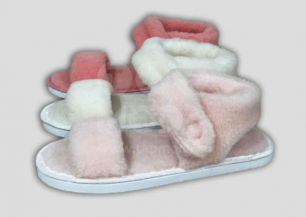 артикул 233 35-1,36-2,37-2,38-2,39-2,40-1 Tap Moda Туфли Дом Тапочки Текстиль, Текстиль Лето жен