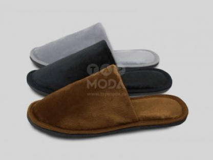 артикул 51 40-2,41-2,42-2,43-2,44-1,45-1 Tap Moda Туфли Дом Тапочки Текстиль, Текстиль Лето Муж