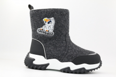 00214-1 Чёр 26-1,27-1,28-1,29-1,30-1 Kapika П/сапоги Повсед Валенки Войлок, Нат.шерсть, ТЭП (термоэластопласт) /ПУ (полиуретан) Зима Муж