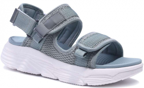 F7644-10 Сер 36-1,37-2,38-2,39-2,40-1 Strobbs Туфли Повсед Сандалии Текстиль, Без подклада, ЭВА Лето жен