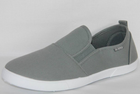 JT7977-4 (K-In) Сер 40-1,41-1,42-1,43-2,44-2,45-1 In-Step П/ботинки Повсед Слипоны Текстиль, Текстиль, ПВХ Лето Муж