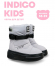 73-2015B Сер 35-2,36-2,37-2,38-2,39-2 Indigo kids П/сапоги Повсед Дутики Иск.мат, Нат.шерсть, ЭВА / Резина Зима жен