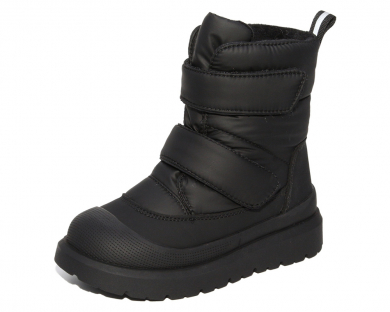 G22453 Чёр 27-1,28-1,29-1,30-1,31-1,32-1 Капитошка П/сапоги Повсед Дутики Иск.мат, Нат.шерсть, ТПР Зима жен