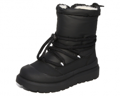 G22454 Чёр 27-1,28-1,29-1,30-1,31-1,32-1 Капитошка П/сапоги Повсед Дутики Иск.мат, Нат.шерсть, ТПР Зима жен