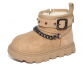 G22592 Cветло-коричневый 32-1,33-1,34-1,35-1,36-1,37-1 Капитошка П/сапоги Повсед Угги Иск.мат, Нат.шерсть, Резина Зима жен
