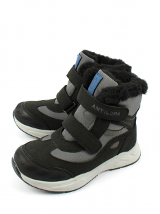 AL 11492 Сер 32-1,33-1,34-1,35-1,36-1,37-1 Antilopa Ботинки Повсед Оксфорд Иск.мат, Нат.шерсть Зима Муж