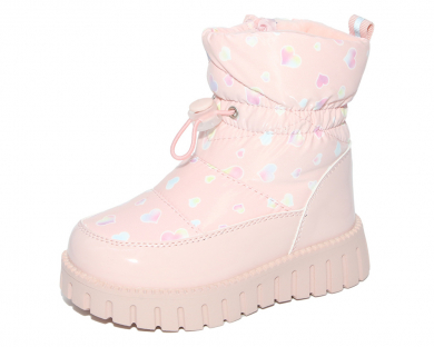 G22195 Роз 23-1,24-1,25-1,26-1,27-1,28-1 Капитошка П/сапоги Повсед Дутики Иск.мат, Нат.шерсть, ТПР Зима жен