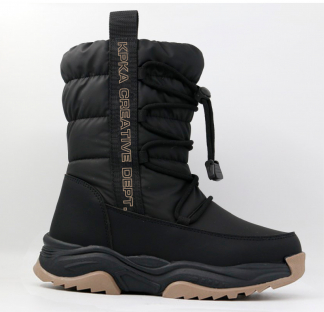 1917д-1 Чёр 31-1,32-1,33-1,34-1,35-1 Kapika П/сапоги Повсед Дутики Иск.мат, Нат.шерсть, ЭВА/ТЭП Зима жен