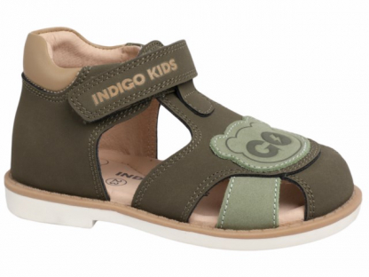 15-006A 23-2,24-2,25-2,26-2,27-2 Indigo kids П/ботинки Орто/проф Сандалеты Нат.кожа, Кожподклад, ТЭП Лето Муж